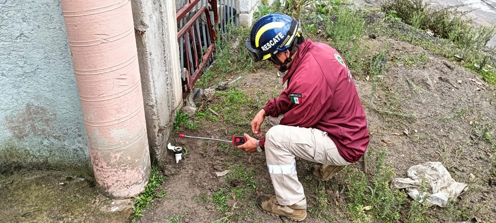 **Fuga de gas en la colonia San Isidro Castillotla de Puebla**