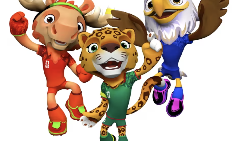 El colorido trío de mascotas de la Copa Mundial de la FIFA 26 busca unir a Norteamérica