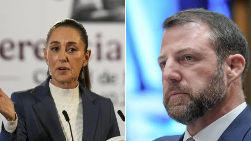 Sheinbaum y Markwayne Mullin sostienen reunión en Palacio Nacional para fortalecer cooperación en seguridad