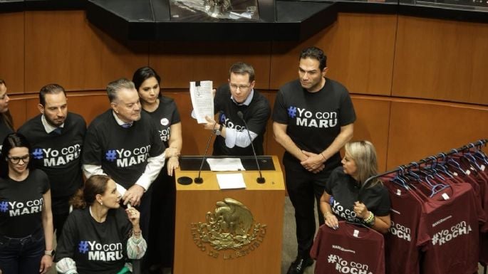 PAN desafía a senadores de Morena a portar playeras con la leyenda “Yo con Rocha”; ninguno acepta