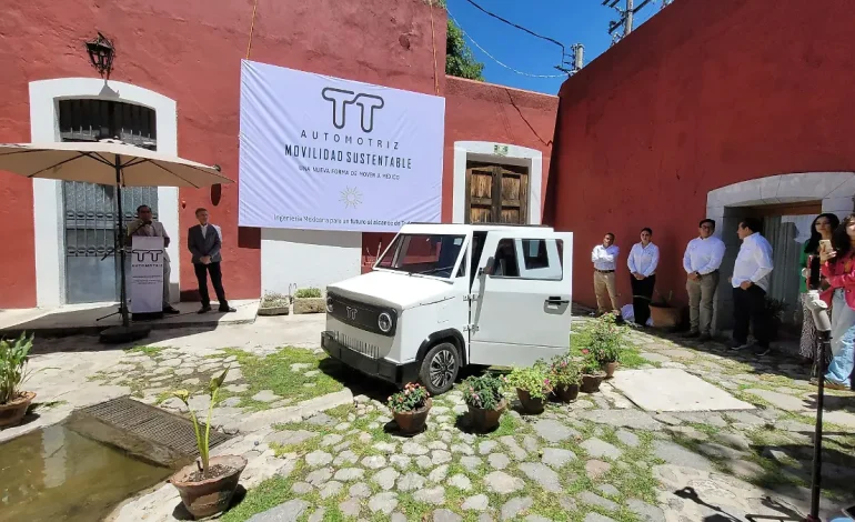Vehículo eléctrico tlaxcalteca TT1: características, precio y venta