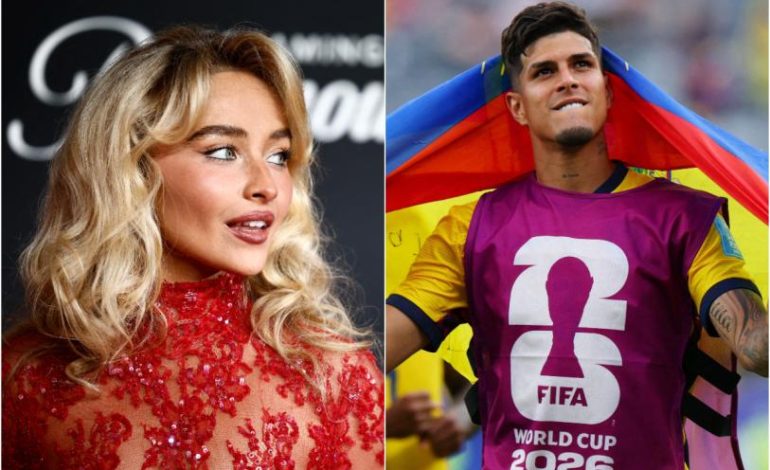 ¿Sabrina Carpenter y Piero Hincapié mantienen un romance durante el Mundial 2026?