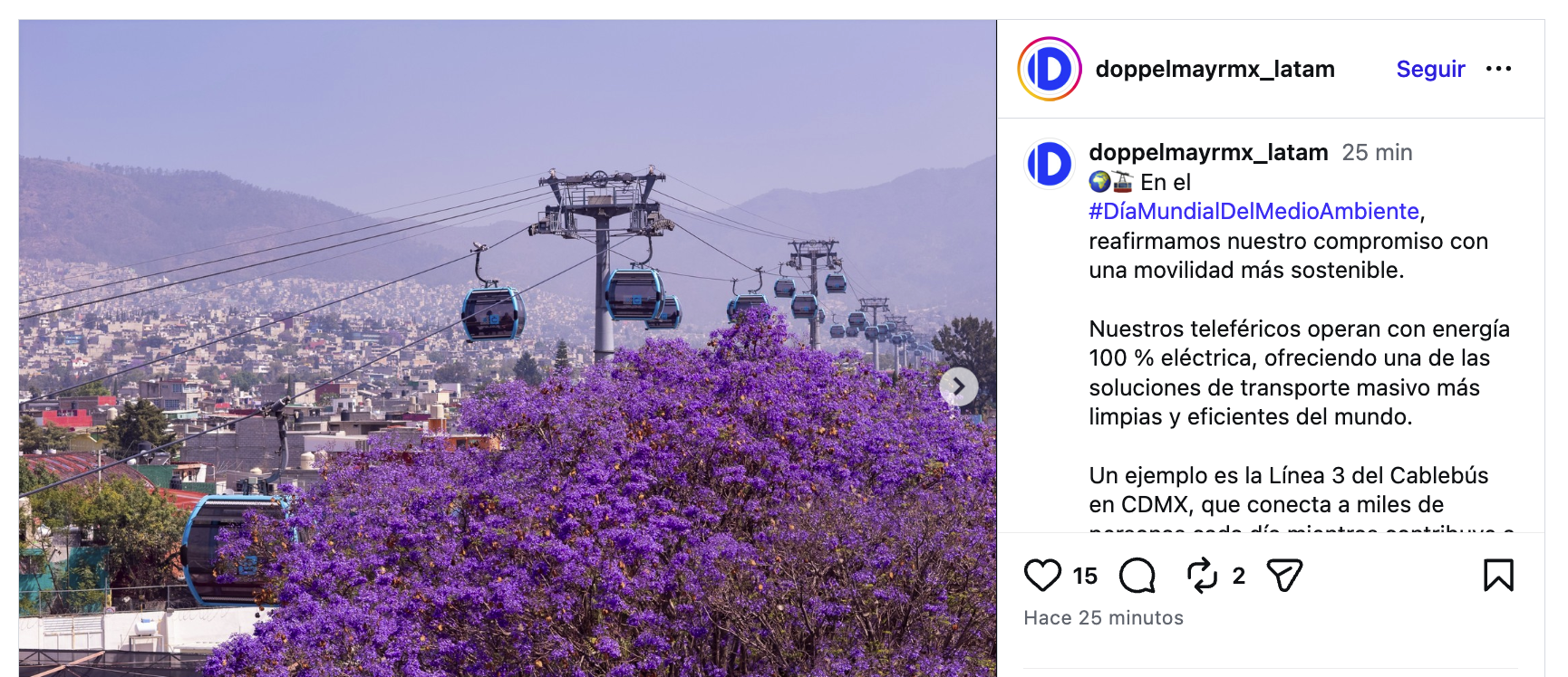 Día Mundial del Medio Ambiente: el cablebús como alternativa para mejorar la calidad del aire en Puebla