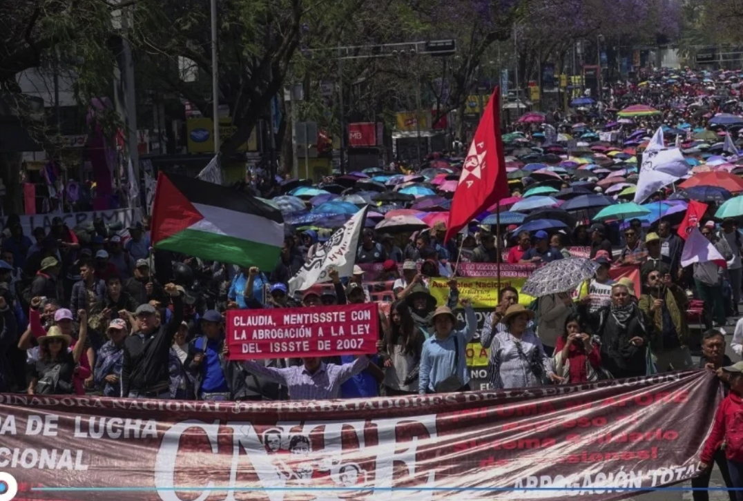 Megamarcha de la CNTE y colectivos el 11 de junio amenaza paralizar la CDMX durante inauguración del Mundial 2026