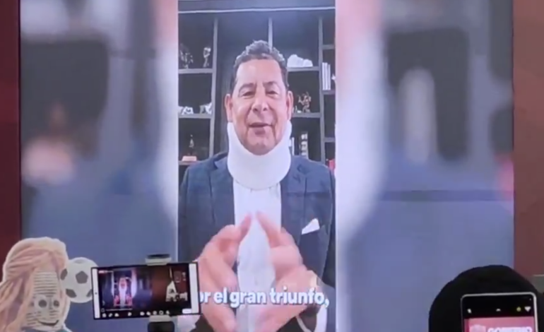 Gobierno de Puebla aclara uso de collarín por parte del gobernador Armenta