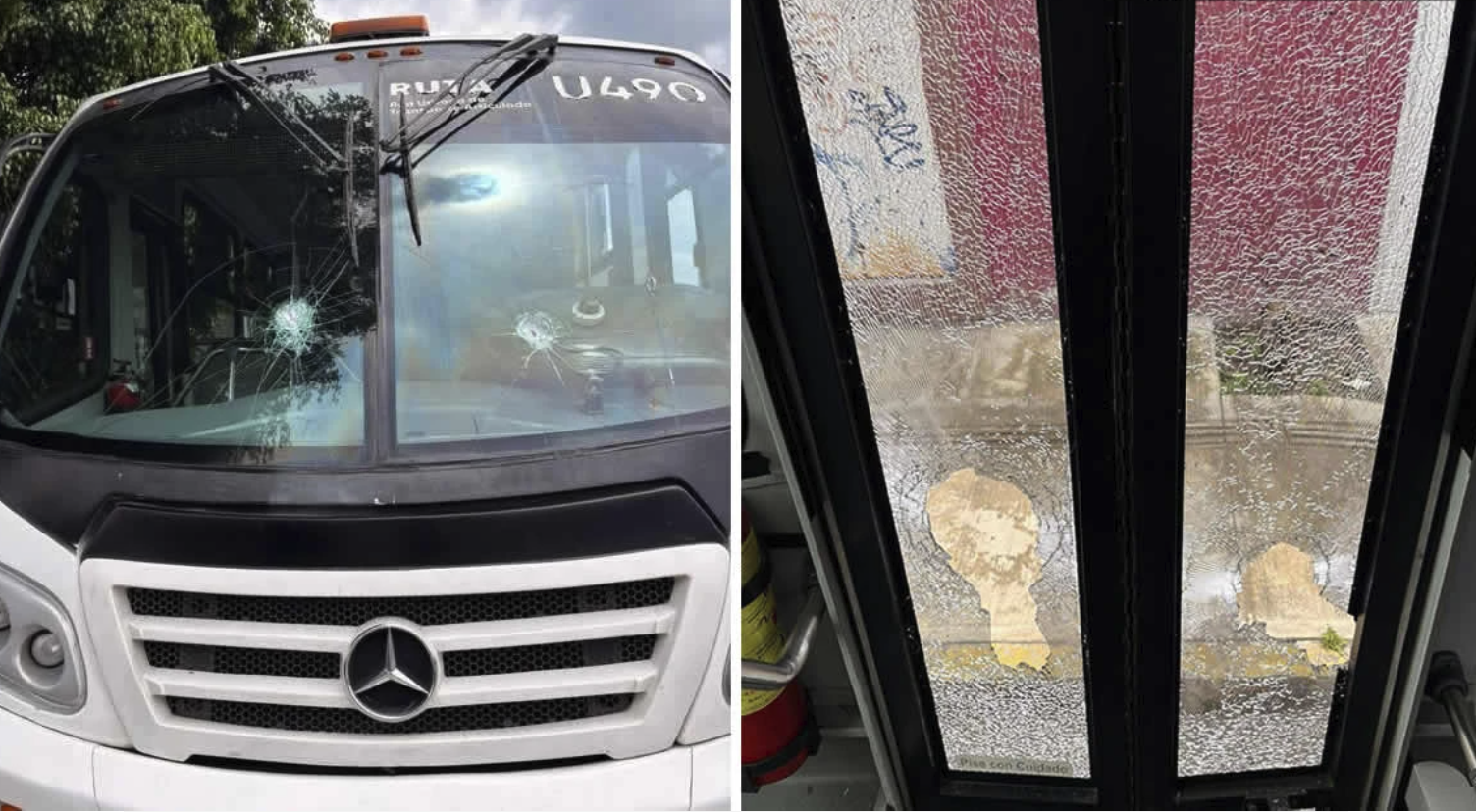 Conflicto vial en Puebla termina con agresión a unidad del RUTA; usuarios destacan ventajas del Cablebús