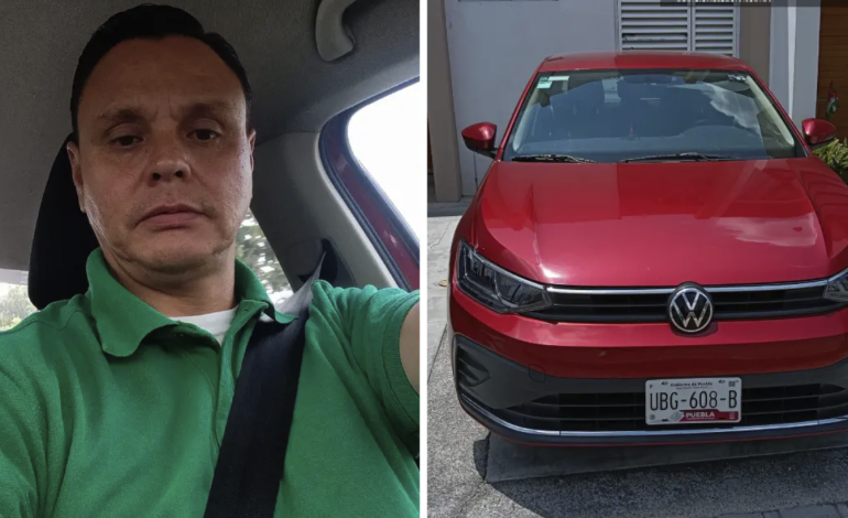 Desaparece chofer de Uber en Puebla tras realizar un viaje