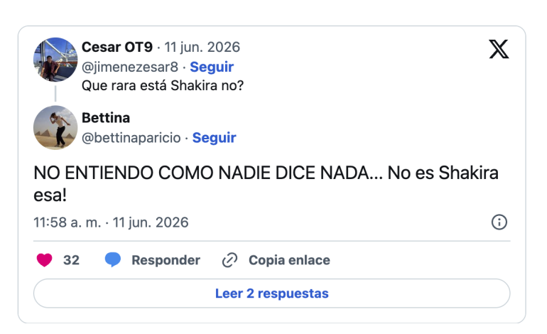 ¿Fue una doble de Shakira en la inauguración del Mundial? Surge teoría de conspiración