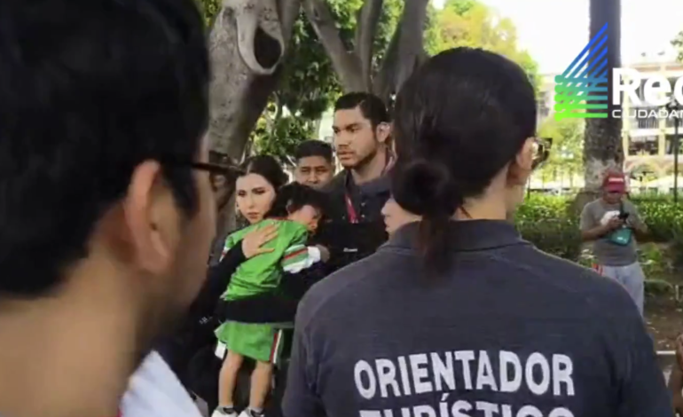 Menor extraviado en el Fan Fest del Mundial en el Zócalo de Puebla; autoridades activan protocolo de búsqueda