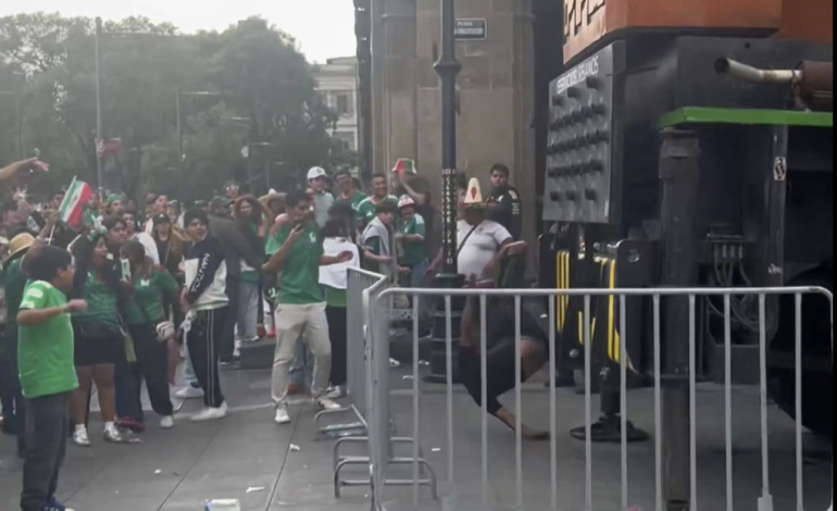 Accidente en el FanFest del Zócalo tras partido México vs. Sudáfrica en la Copa del Mundo 2026