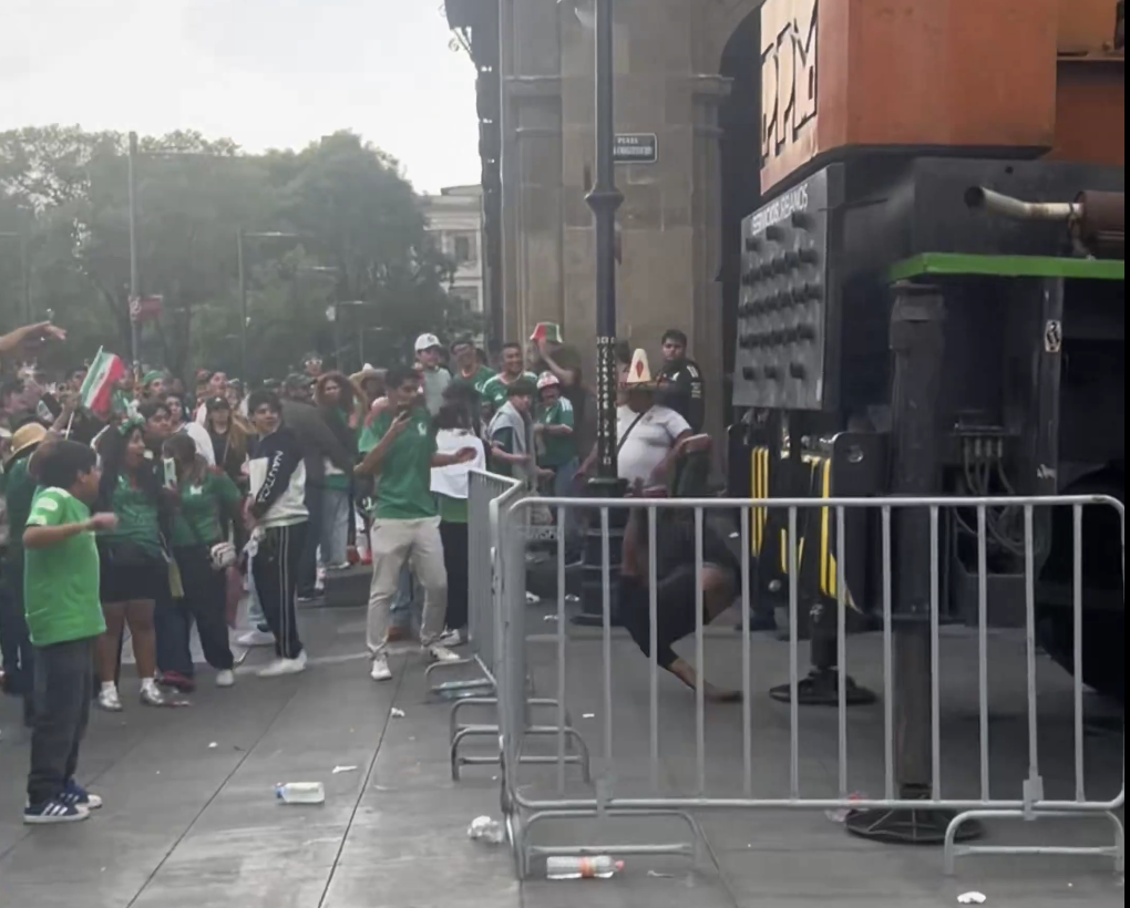Accidente en el FanFest del Zócalo tras partido México vs. Sudáfrica en la Copa del Mundo 2026