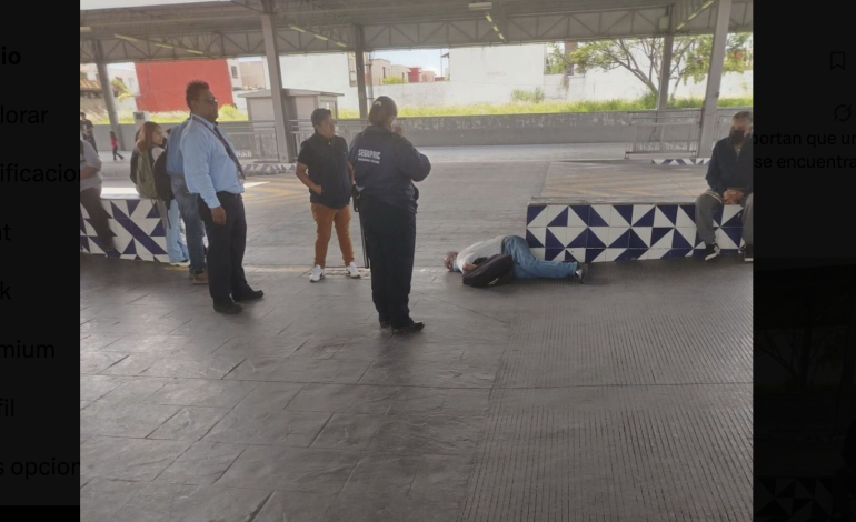 Fallece un hombre en la Terminal Margaritas de la Línea 2 de RUTA por presunto infarto
