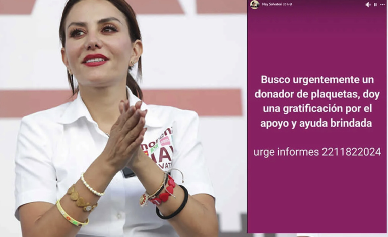 Diputada de Morena genera controversia por ofrecer “gratificación” a donador de plaquetas