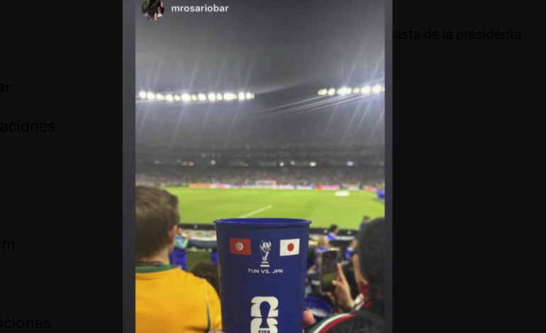 Hija de Miguel Barbosa Huerta es vista en partido del Mundial 2026 en Monterrey