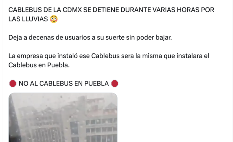 ¿Por qué se detuvo el Cablebús de la CDMX durante la tormenta? Así funcionan los protocolos de seguridad de estos sistemas