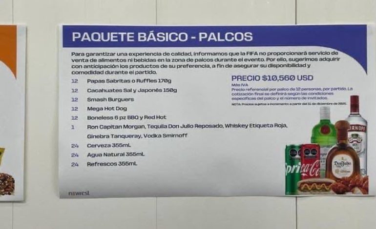 Costos y servicios de los palcos en el Estadio Ciudad de México para el Mundial 2026