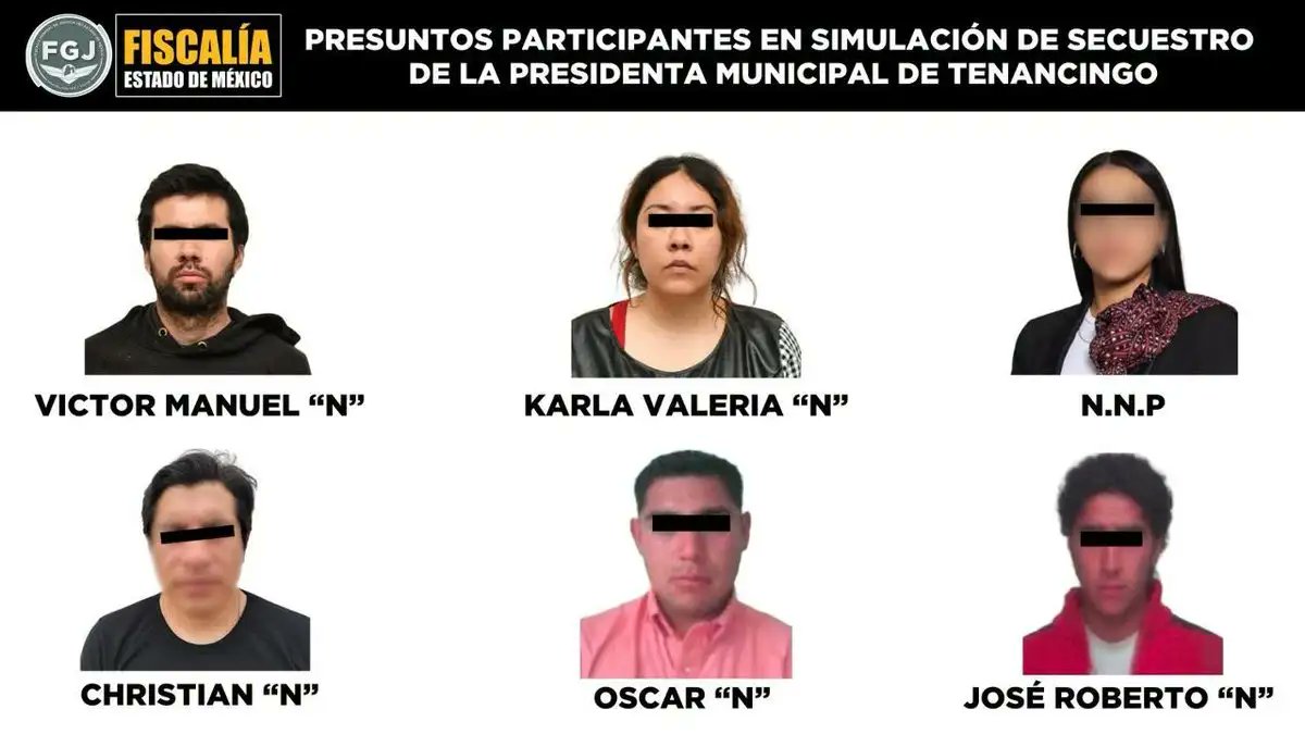 Detienen a alcaldesa de Tenancingo por presunto autosecuestro para obtener 40 millones de pesos y cubrir desfalco