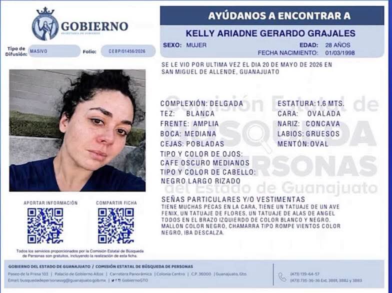 Desaparece nieta de Paquita la del Barrio tras salir de centro de rehabilitación en Guanajuato
