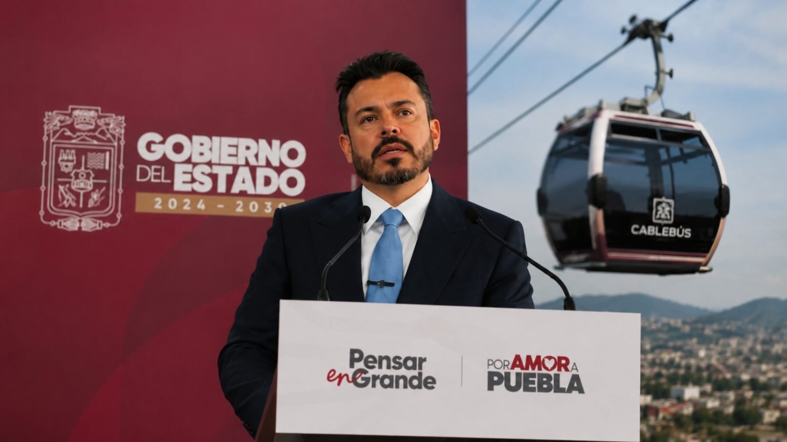 Activistas intentaron impedir el cablebús con siembra de árboles en predio sin vegetación significativa