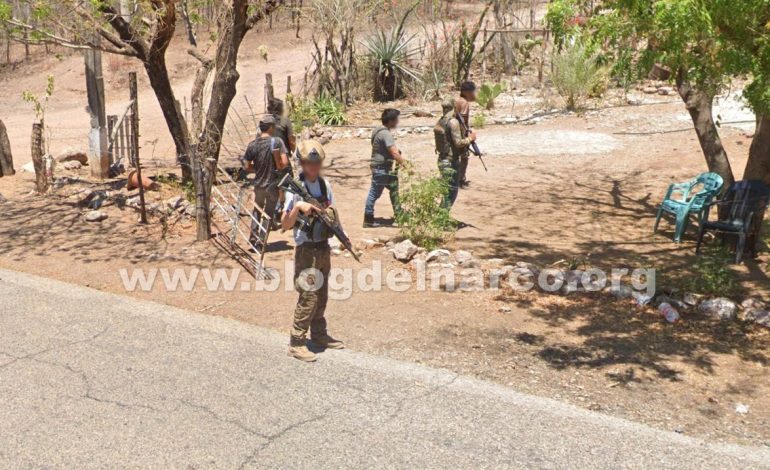 Vehículo de Google Street View registra a sicarios del CJNG en carretera de Culiacán