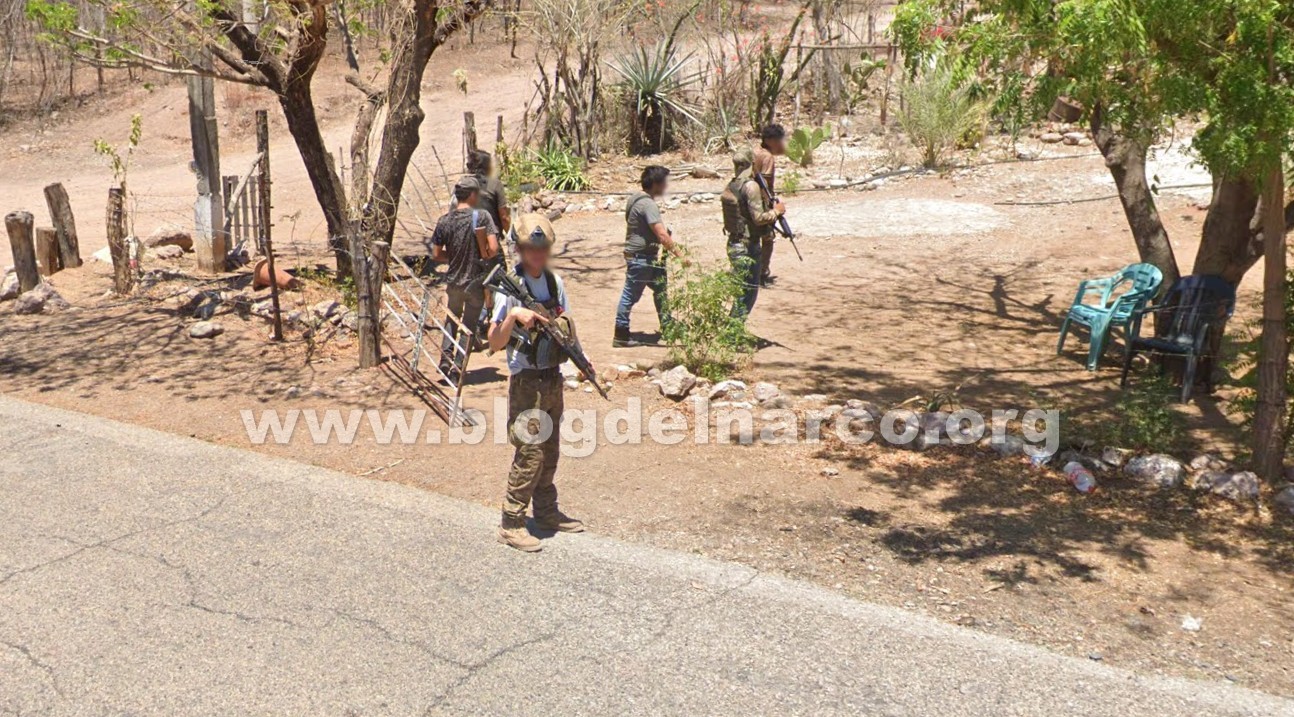 Vehículo de Google Street View registra a sicarios del CJNG en carretera de Culiacán
