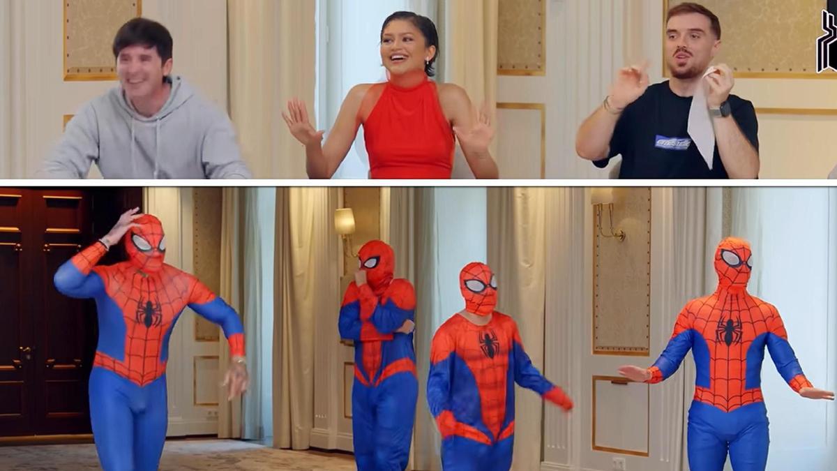 Tom Holland pierde concurso de imitadores de Spider-Man con Zendaya como jueza