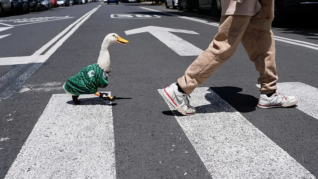 Merlin, el pato que se convierte en la mascota viral del Mundial de 2026
