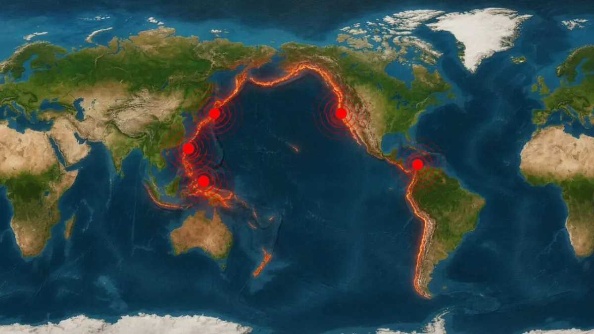 Cinco terremotos sacuden el Cinturón de Fuego del Pacífico en menos de 24 horas; México no está en riesgo inmediato