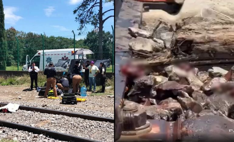 Joven de 34 años es atropellado y mutilado por tren en Bosques de Amalucan