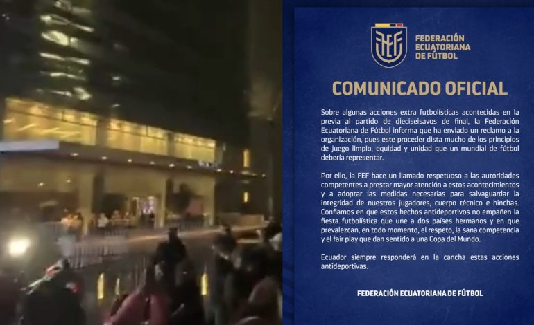 Federación Ecuatoriana de Fútbol presenta queja ante FIFA por hostigamiento en hotel de Ciudad de México