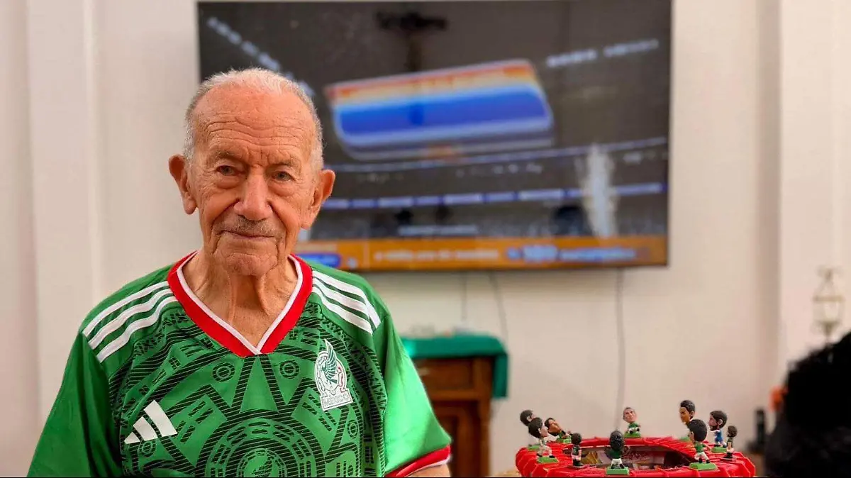 Cheché, el tlaxcalteca de 99 años que ha vivido todos los mundiales