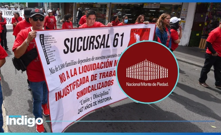 Sindicato de Nacional Monte de Piedad mantiene huelga tras nueve meses y prevé posible solución hasta julio