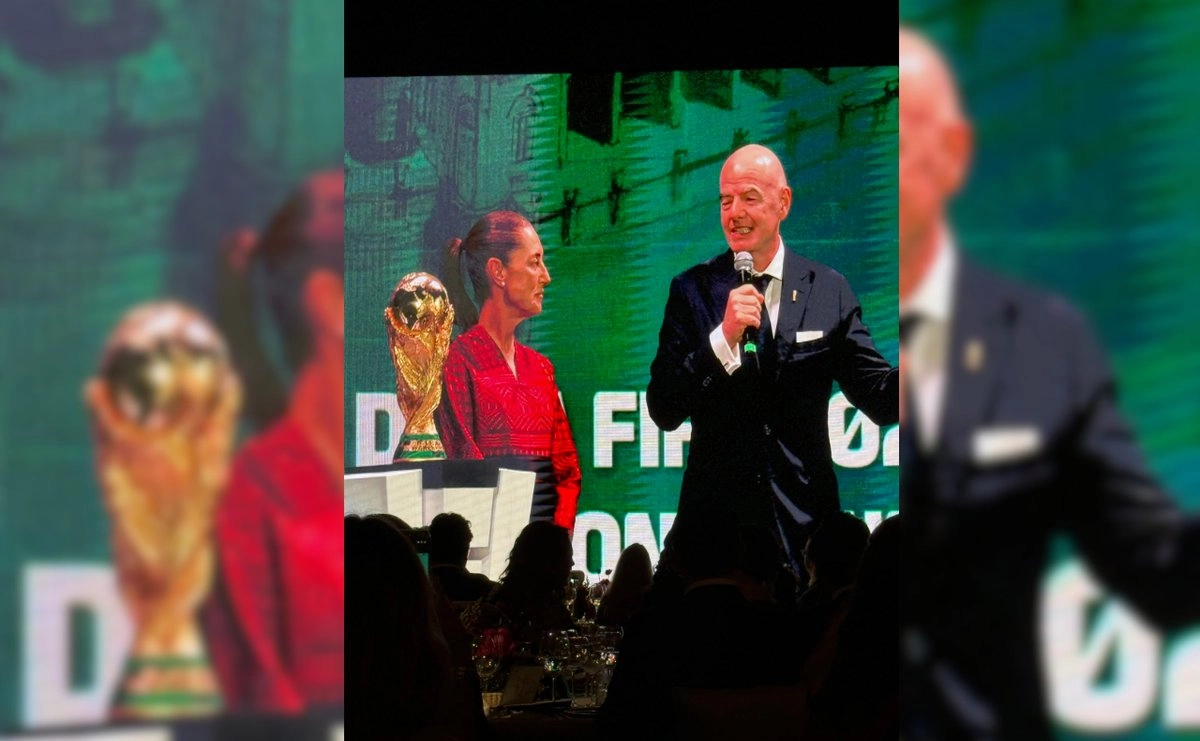 Sheinbaum asiste a cena de gala de la FIFA en el Castillo de Chapultepec previo a la Copa Mundial 2026