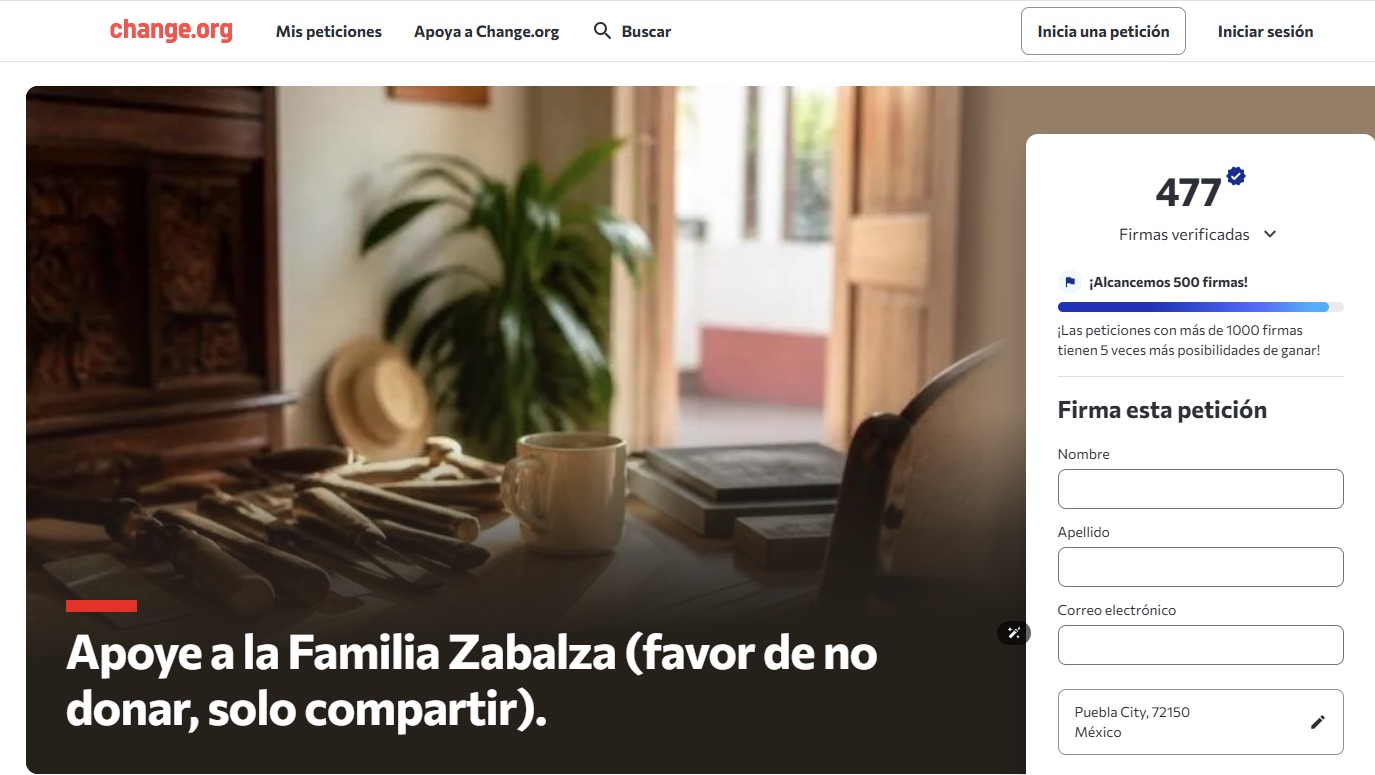 Petición en Change.org busca apoyo para Rafael Zabalza, acusado de ser el Tirador de la Atlixcáyotl