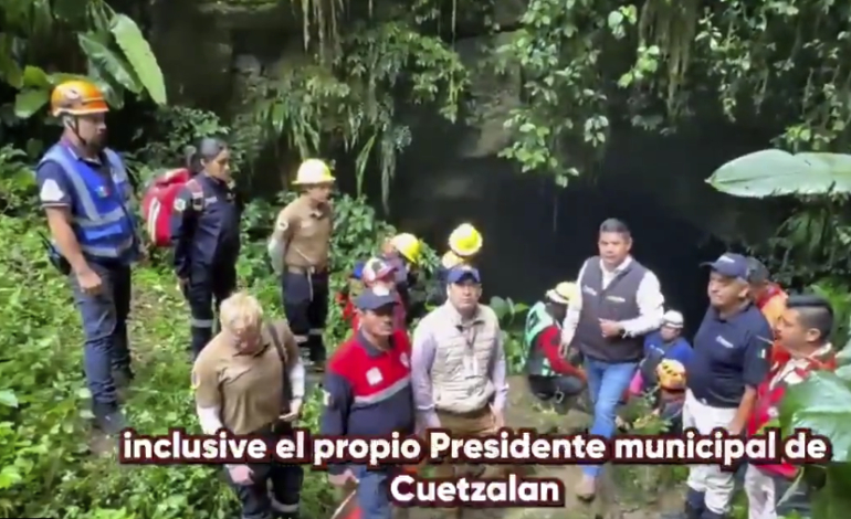 Tragedia en Cuetzalan: confirman la muerte de una persona atrapada en la Gruta Chichicazapa; tres siguen desaparecidas