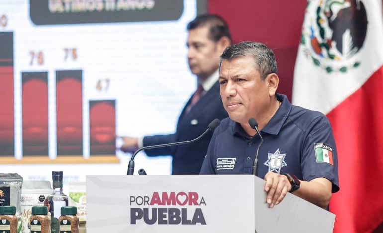 Puebla reduce 37.3% los homicidios dolosos en junio de 2026, impulsando la seguridad con estrategia coordinada