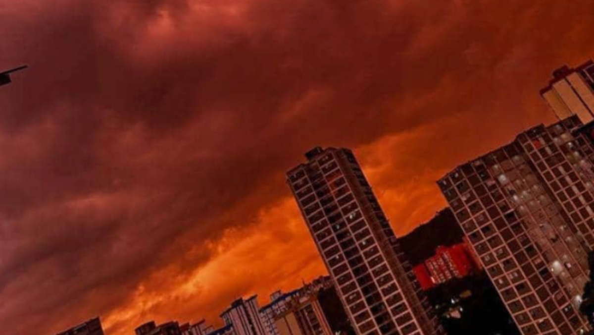Cielo rojo en Venezuela tras sismos: un fenómeno atmosférico y no un presagio sísmico