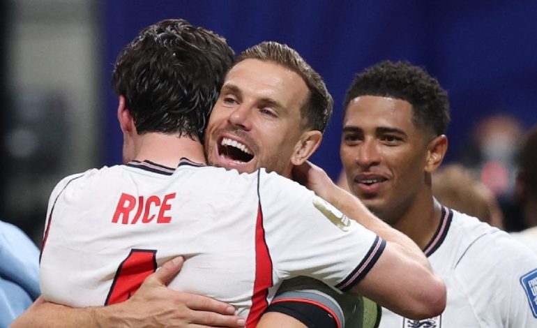 Jugador inglés Jordan Henderson queda fuera del Mundial tras lesión en festejo contra México