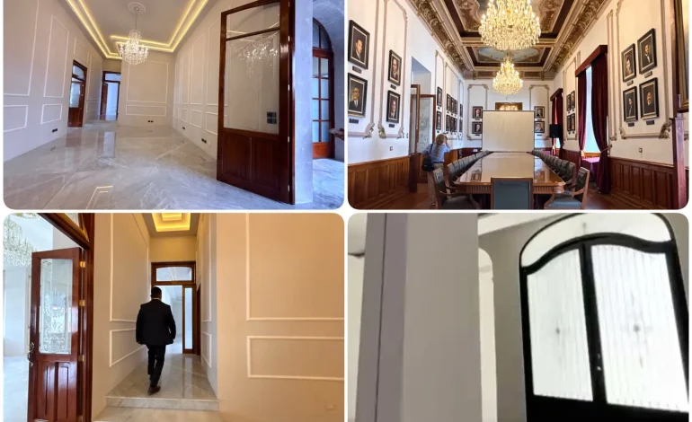 Gobernadora de Veracruz reconoce que remodelación del Palacio de Gobierno supera los 60 millones de pesos